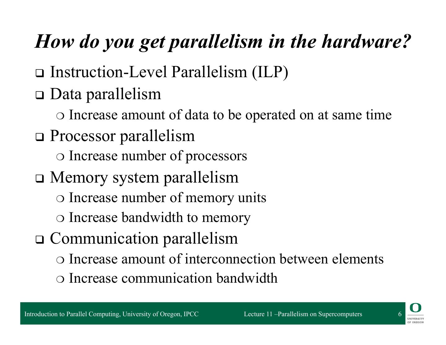 11-Parallelism on Supercomputers and the Message Passing Interface (MPI)