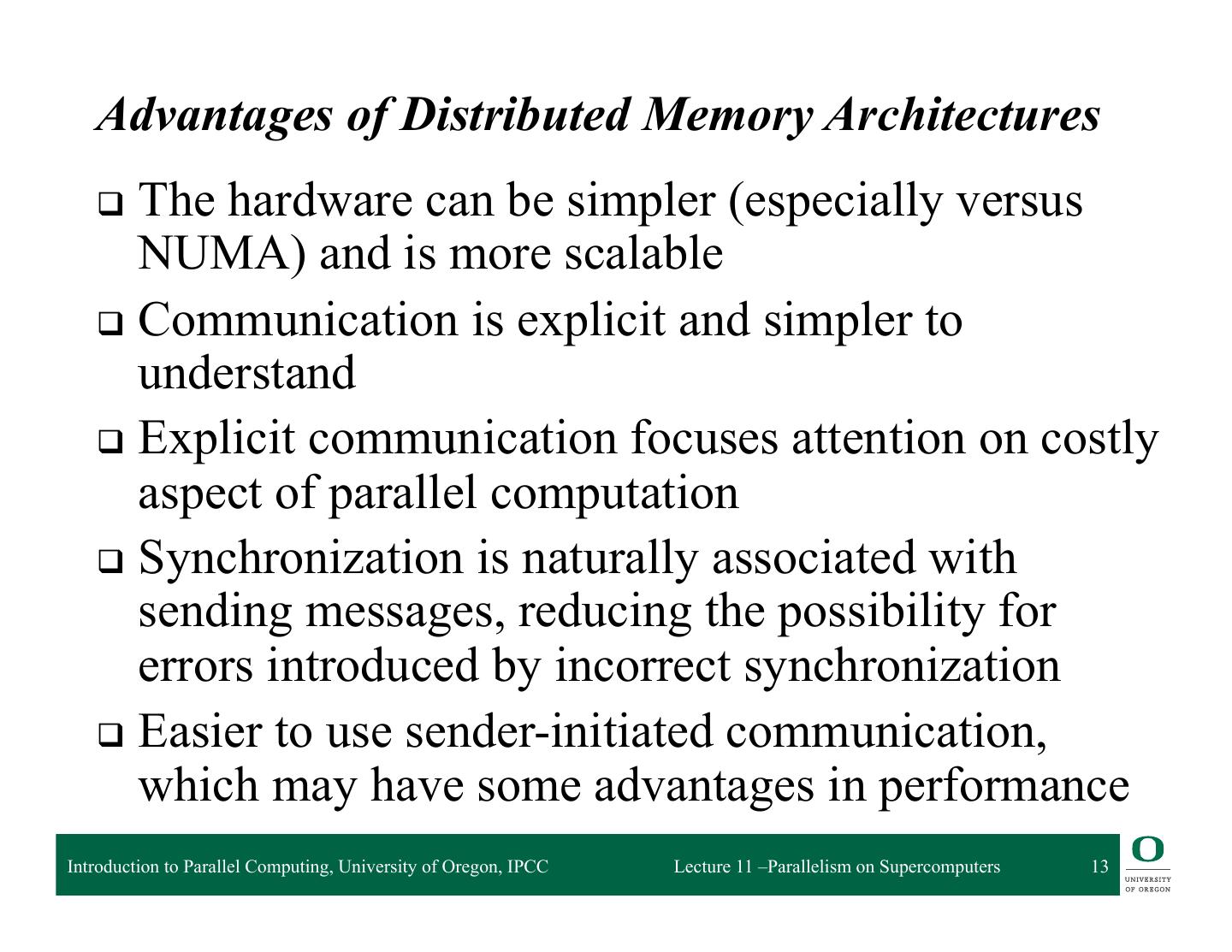 11-Parallelism on Supercomputers and the Message Passing Interface (MPI)