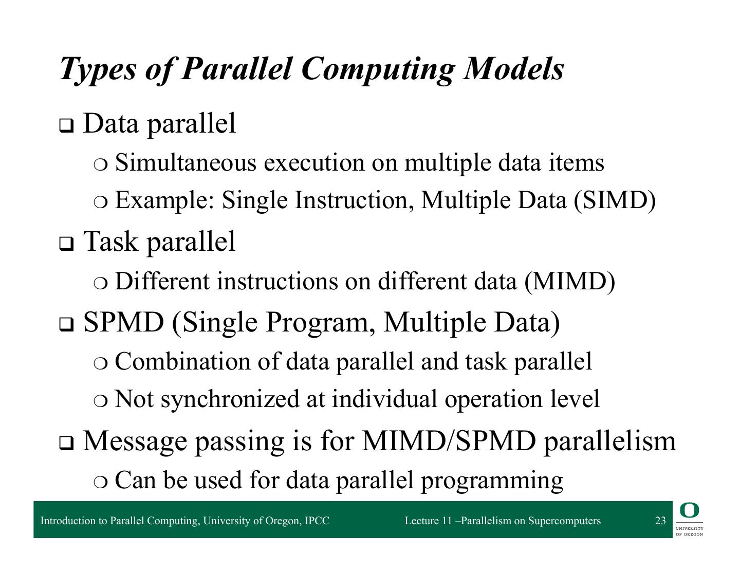 11-Parallelism on Supercomputers and the Message Passing Interface (MPI)