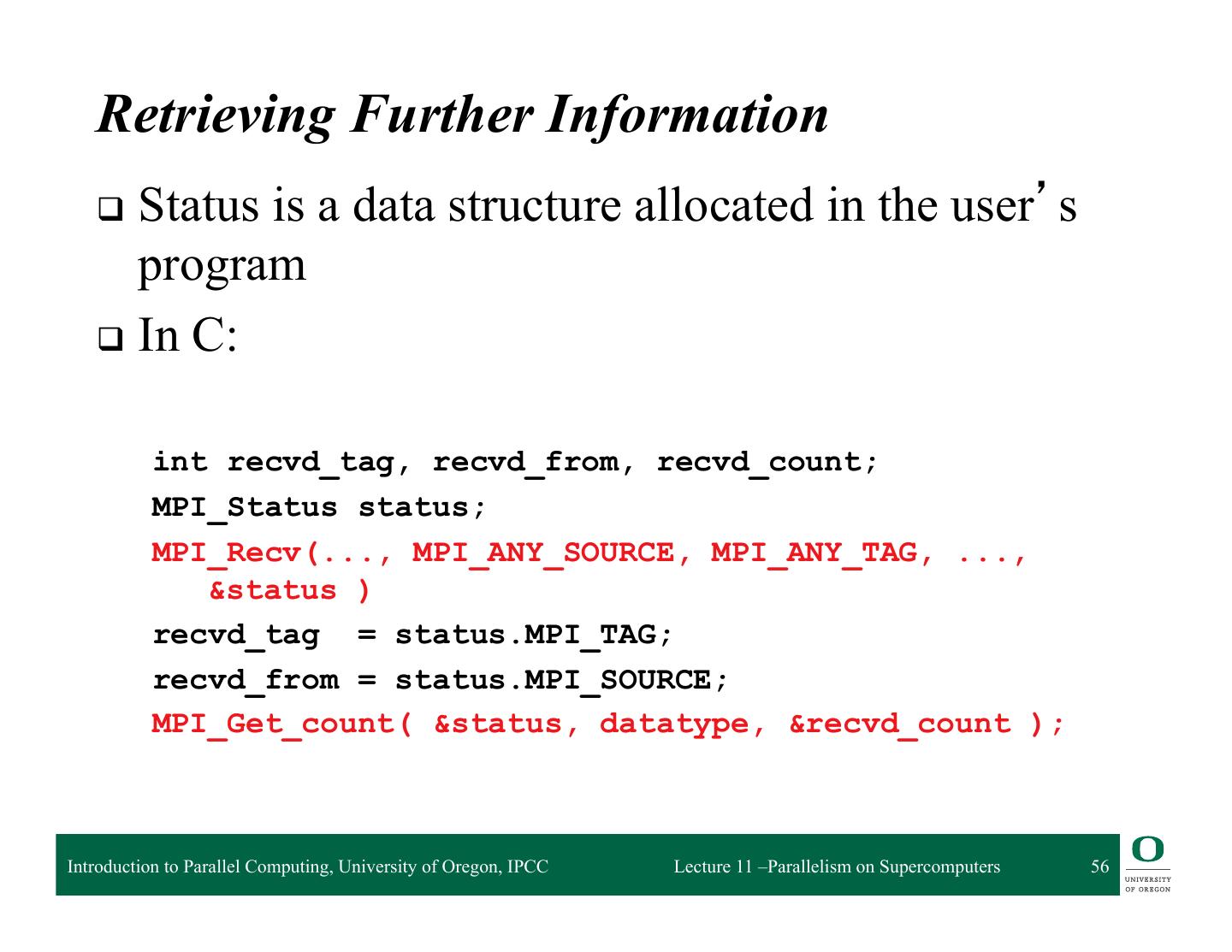 11-Parallelism on Supercomputers and the Message Passing Interface (MPI)