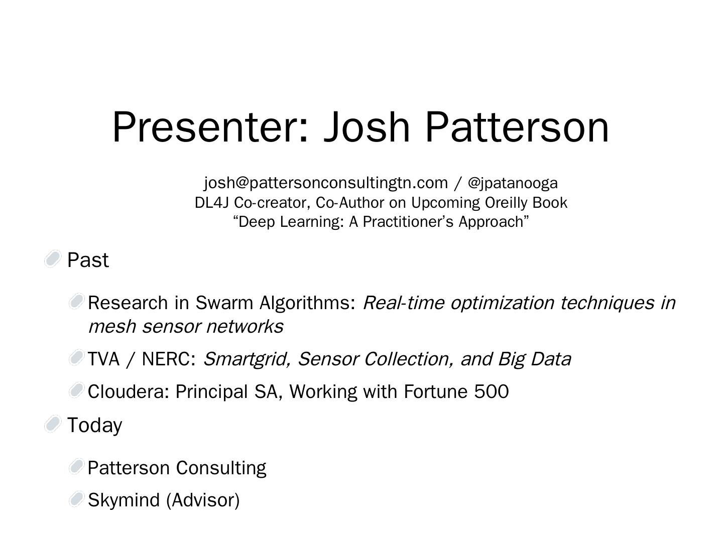 Enterprise Deep Learning Workflows