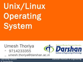 2140702 OS UNIT-9 - Darshan Institute of Engi...