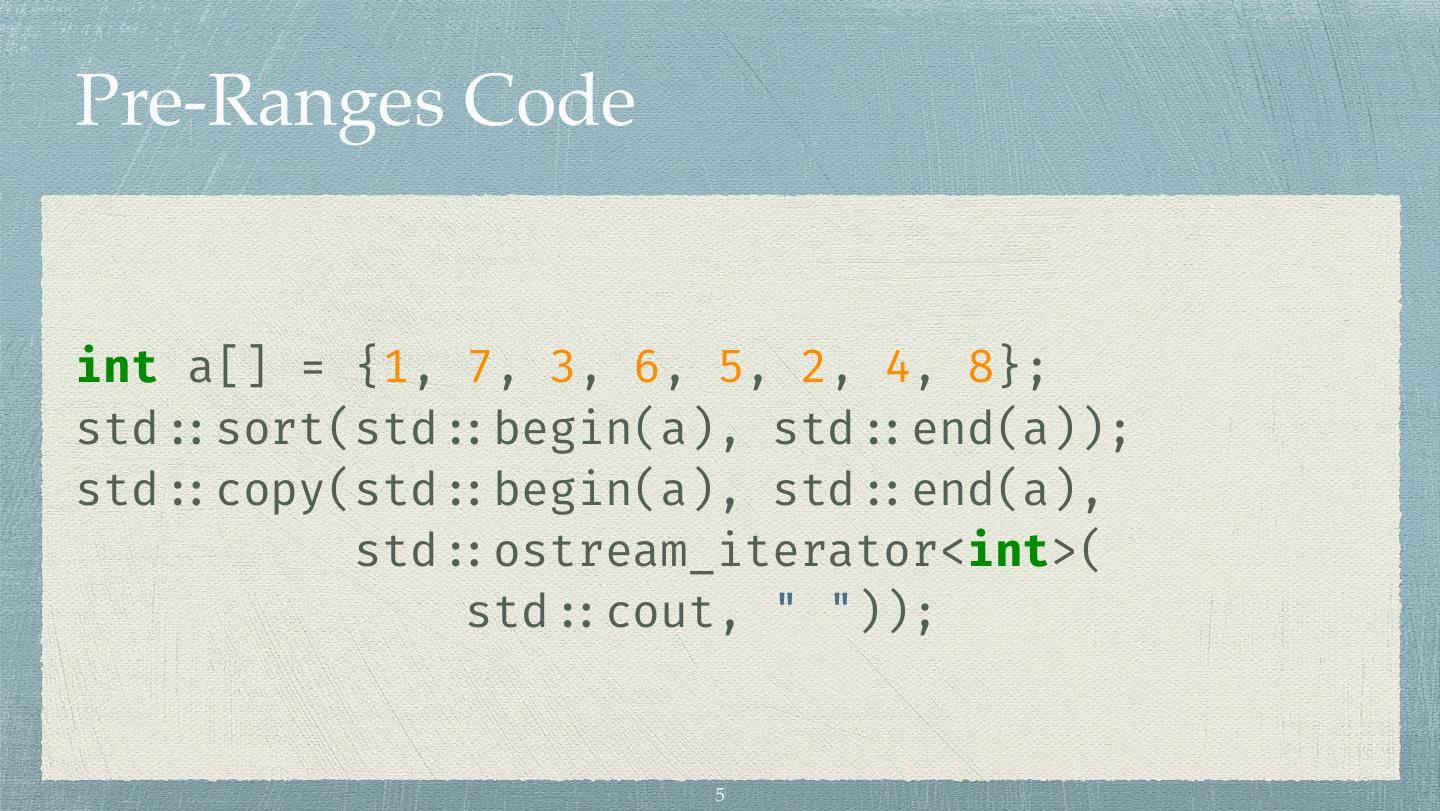 C++ Ranges