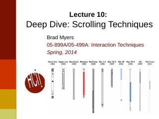 10InteractionTechnique--Scrolling Techniques