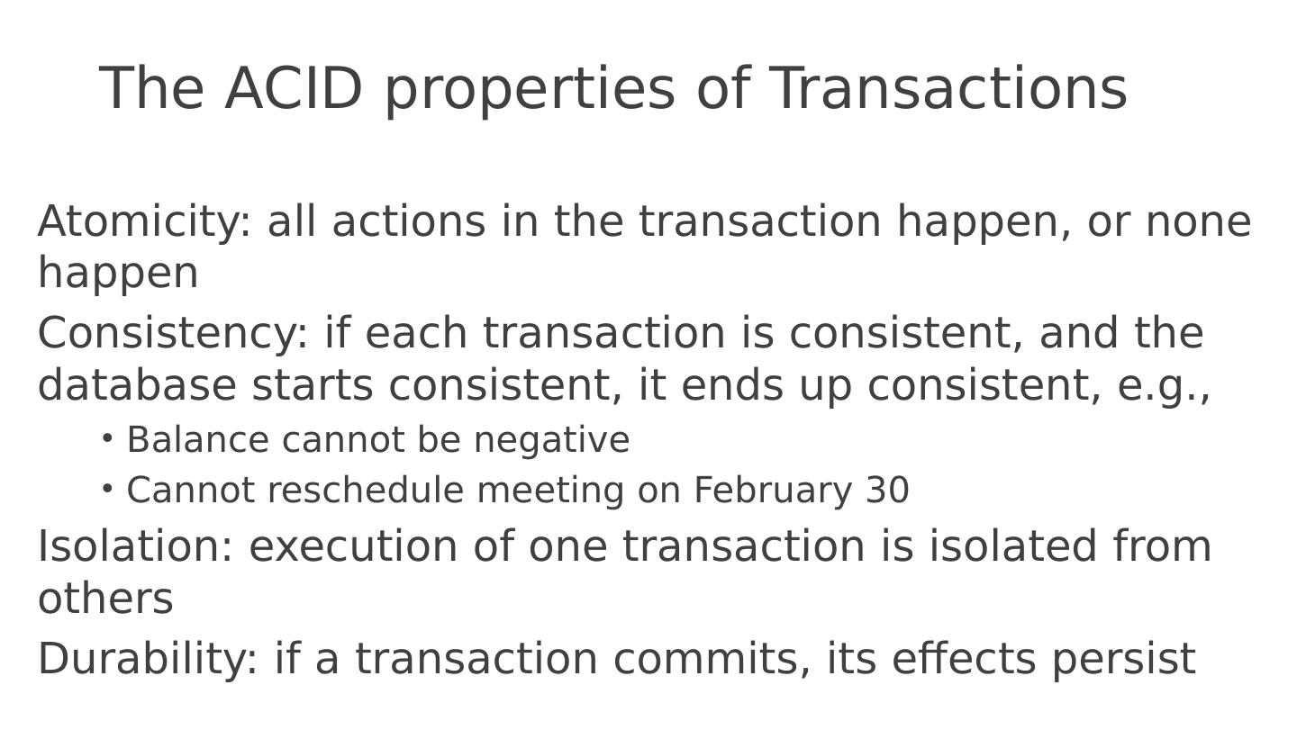 Lock Granularity and Consistency