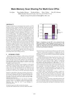 Main-memory Scan Sharing for Multi-Core CPUs