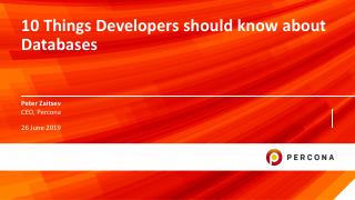 Meetup SPB 10 Things Developers Should Know A...