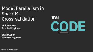 Spark ML模型交叉验证的并行性