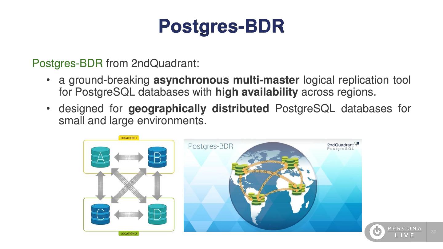 MySQL Group Replication vs PostgreSQL Bi-Directional Replication