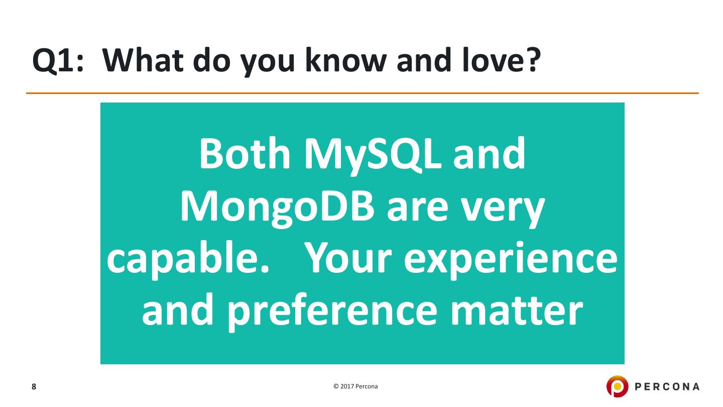 MySQL vs MongoDB when to use which Technology