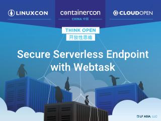 Securing Your Serverless Endpoint with Webtask