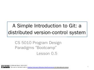 A Simple Introduction to Git