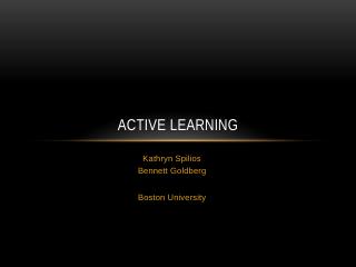 Active Learning