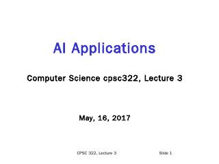 AI - Machine Learning @google - UBC Computer ...