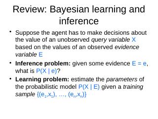 Bayesian networks - UNC Computer Science