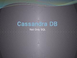 Cassandra DB.pptx