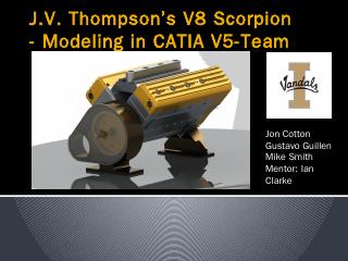 CATIA V8 Scorpion Engine Report