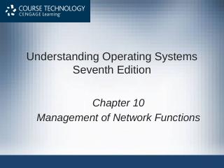 Chapter 10 Management of Network Functions