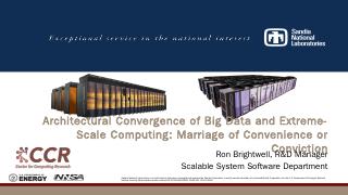 Co-Design of HPC Systems and Components - Par...