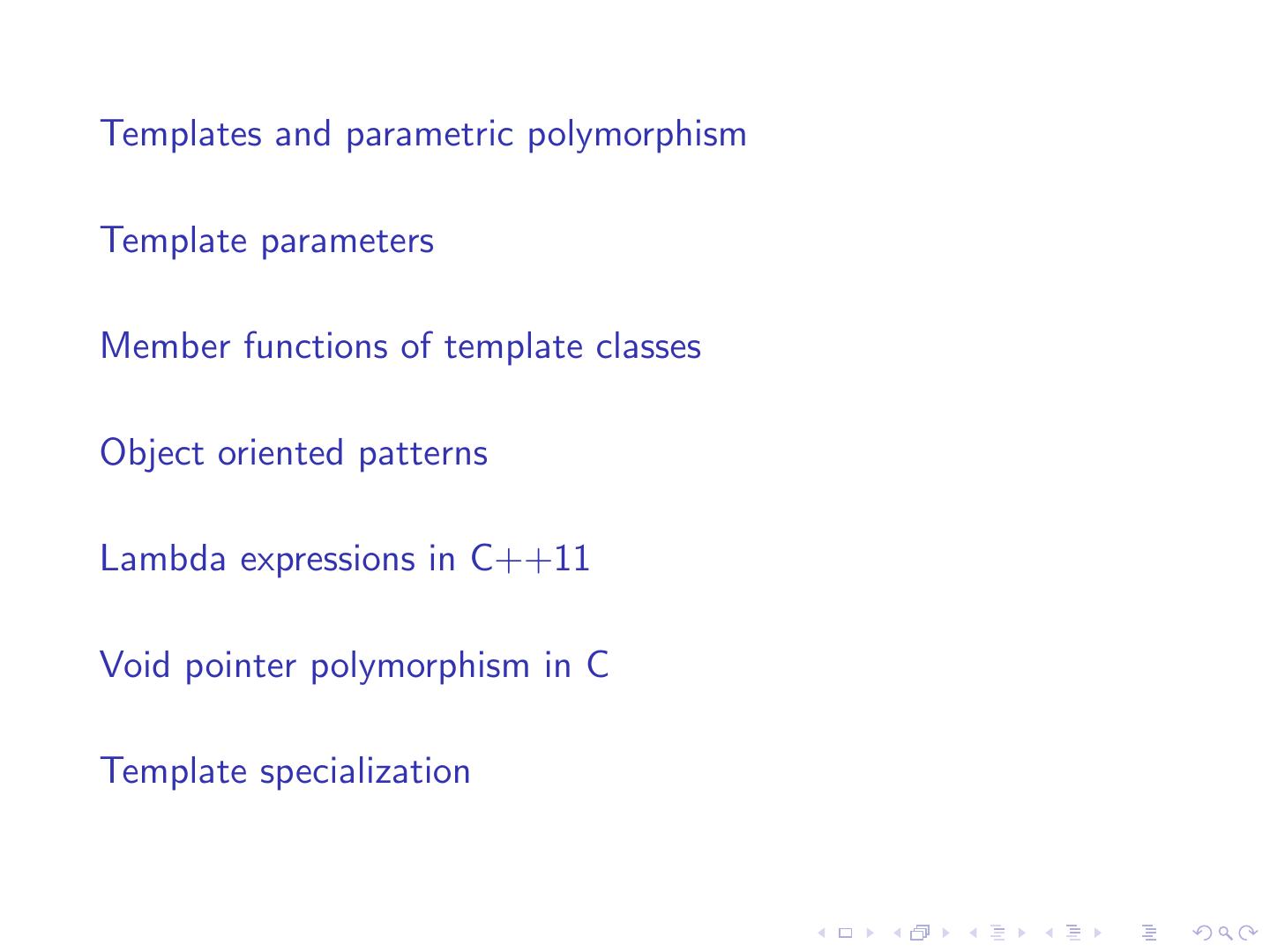 An introduction to C++ template programming