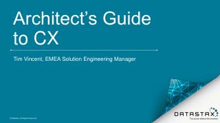 Datastax - The Architect&#039;s guide to customer ...