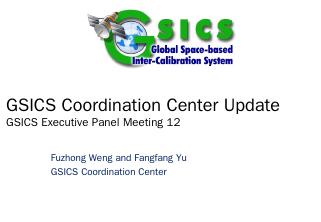 diurnal calibration Evaluation GSICS Quarterl...