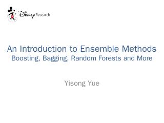 Ensemble Methods Boosting, Bagging, Random Fo...