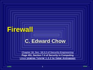 Firewall - UCCS