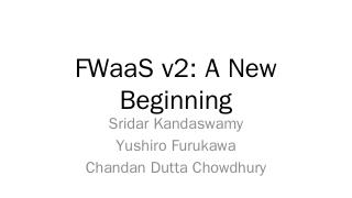 FWaaS v2 - OpenStack