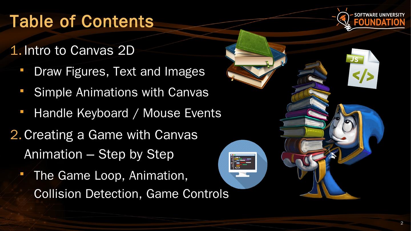 Game Development with JS and Canvas 2D - SoftUni