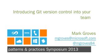 Git is SUPER cool - Microsoft Developer Network