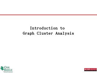 Graph Cluster Analysis