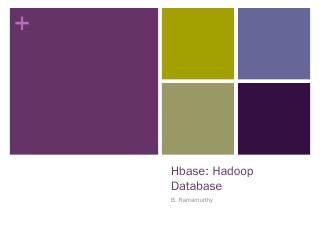 Hbase: Hadoop Database