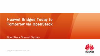 Huawei Cloud - OpenStack