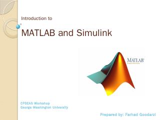 Introduction to MATLAB and Simulink