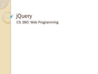 jQuery - Web Programming Step by Step