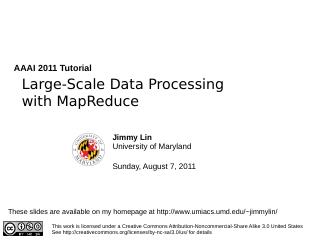 Large-Scale Data Processing with MapReduce