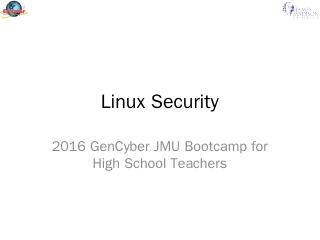 Linux Security.pptx - JMU