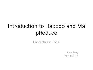 MapReduce/Hadoop