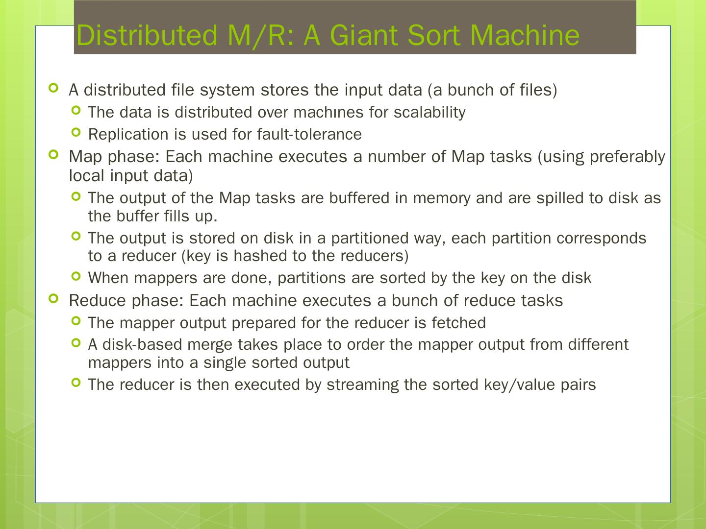 MAP / REDUCE RDDs BSP Bilkent University Computer Engineering