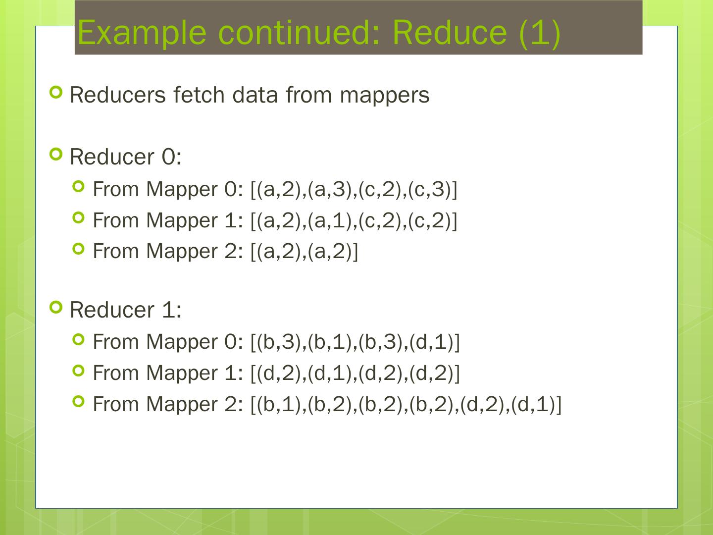 MAP / REDUCE RDDs BSP Bilkent University Computer Engineering