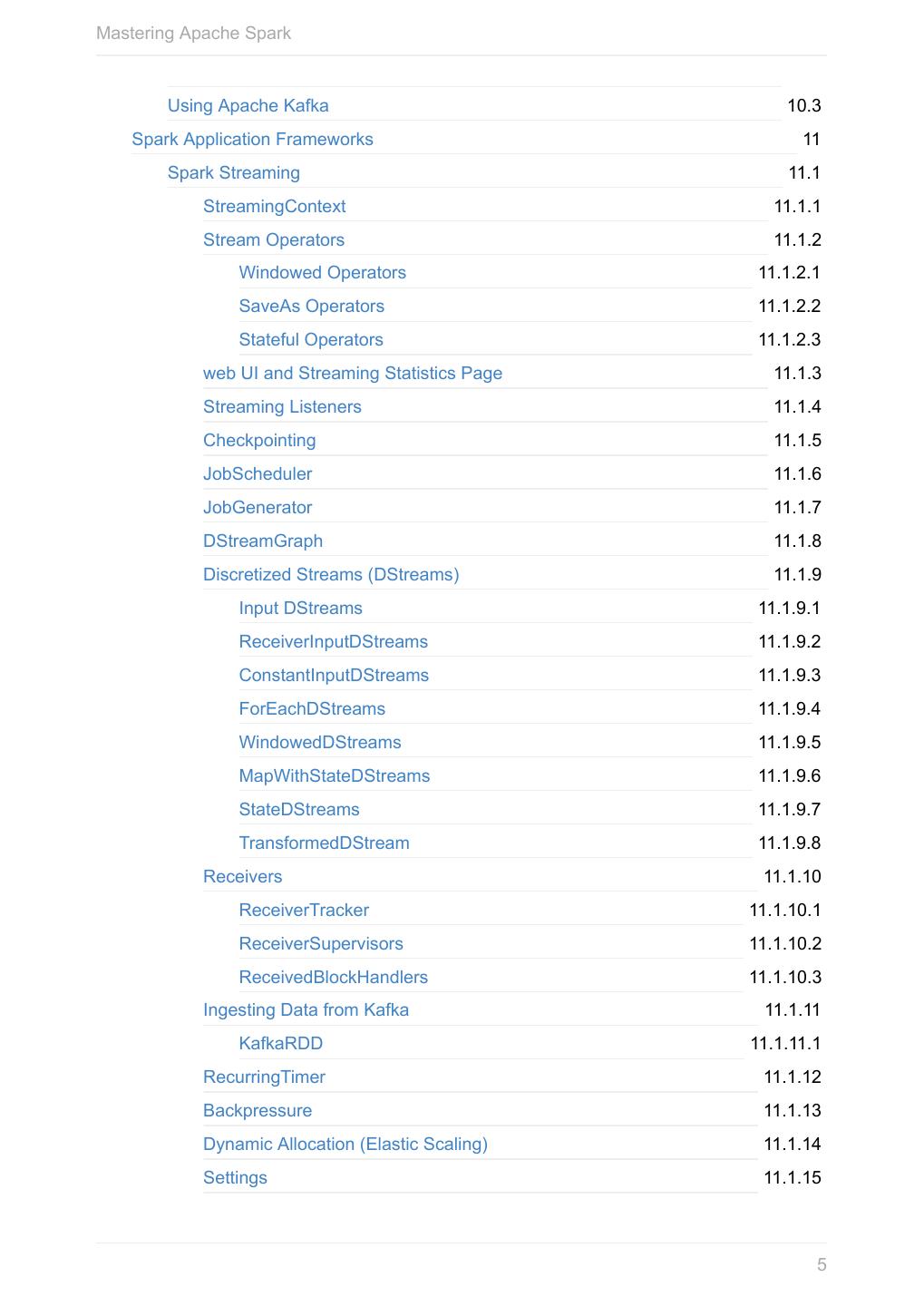 Mastering Apache Spark
