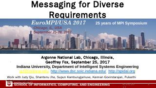 MPI, Dataflow, Streaming