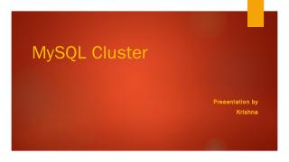 MySQL Cluster - Villanova Computer Science