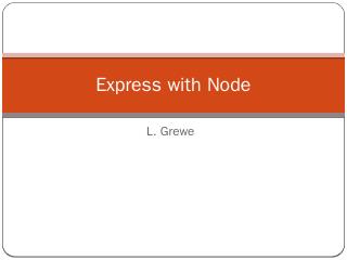 NodeJS coding basics