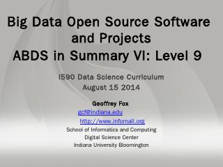 on Yarn - Big Data &amp; Open Source Software Pro...