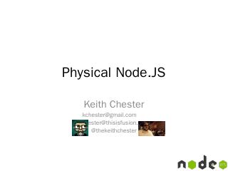 Physical Node.JS - Meetup