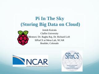 Pi In The Sky - cisl.ucar.edu