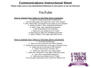 PowerPoint Presentation - Pass The Torch For ...