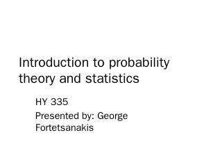 Probability density function Parameters